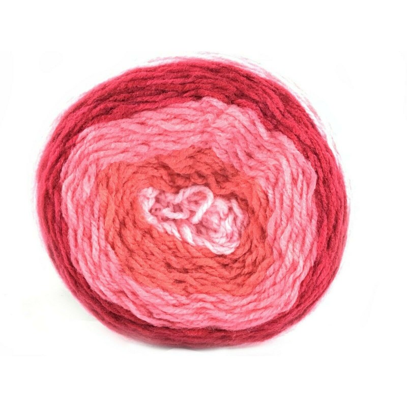 Gomitolo Lana Microfibra Jolie Tre Sfere Colore Rosa-6