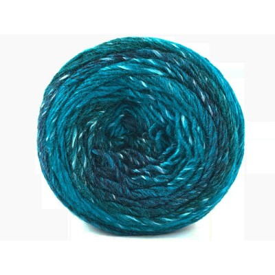 Gomitolo di Lana Microfibra Lana Fiamma Tre Sfere Colore Turchese-7