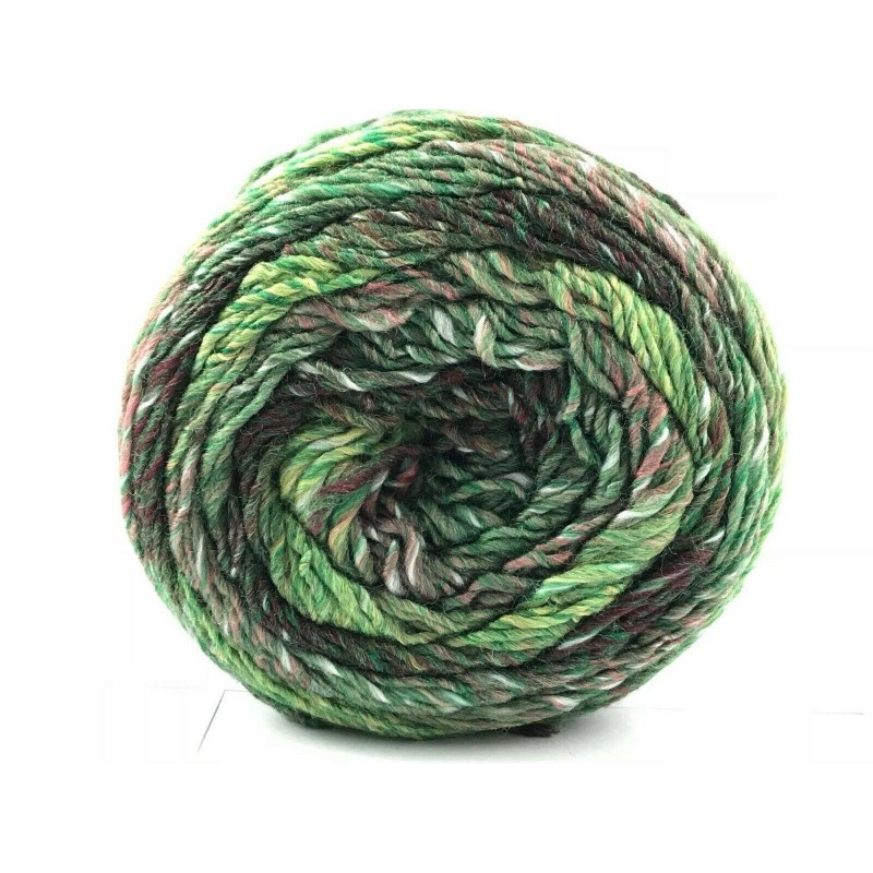 Gomitolo di Lana Microfibra Lana Fiamma Tre Sfere Colore Verde-2