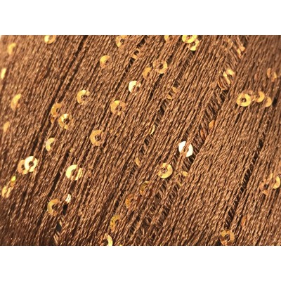 Gomitolo Paillettes Tre Sfere 25 grammi Colore Rame 4215