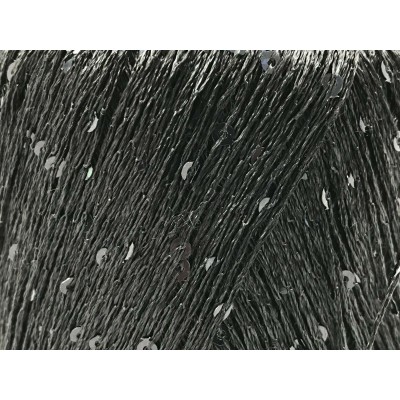 Gomitolo Paillettes Tre Sfere 25 grammi Colore Nero 2615