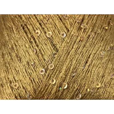 Gomitolo Paillettes Tre Sfere 25 grammi Colore Oro 16015