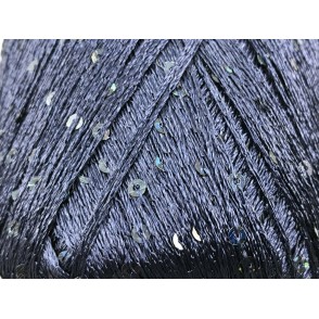 Gomitolo Paillettes Tre Sfere 25 grammi Colore Blu 4915