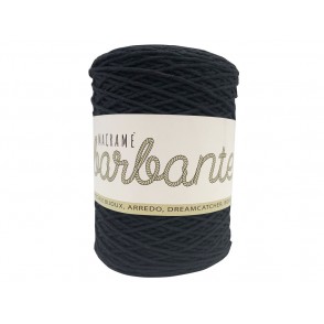 Macramé Cordino in Cotone Naturale per Borse Uncinetto Colore Nero