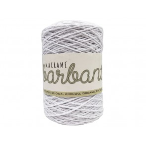 Macramé Cordino in Cotone Naturale per Borse Uncinetto Colore Bianco