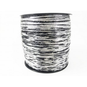 Cordino Swan Rowen Glitter 300 grammi Tre Sfere Colore Nero-Argento