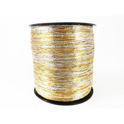 Cordino Swan Rowen Glitter 300 grammi Tre Sfere Colore Argento-Oro