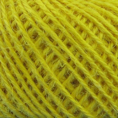 Gomitolo Filato Juta 100% Naturale Tre Sfere Colore Giallo 11