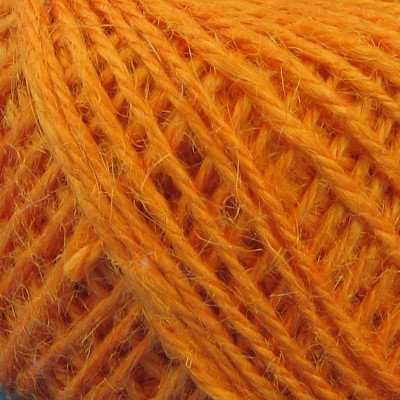 Gomitolo Filato Juta 100% Naturale Tre Sfere Colore Arancio 10
