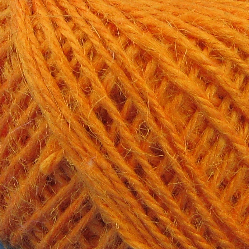 Gomitolo Filato Juta 100% Naturale Tre Sfere Colore Arancio 10 Gomitolo Filato Juta 100% Naturale Tre Sfere Colore Arancio 10