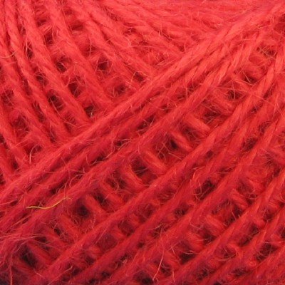 Gomitolo Filato Juta 100% Naturale Tre Sfere Colore Rosso 3