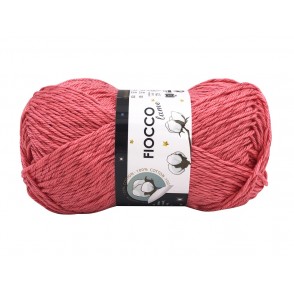 Gomitolo di Cotone "Fiocco Lamé" Tre Sfere Colore Corallo 7320