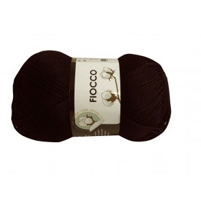 Gomitolo di Cotone "Fiocco" Tre Sfere Colore Marrone 7097