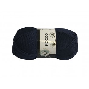 Gomitolo di Cotone "Fiocco" Tre Sfere Colore Blu 7535