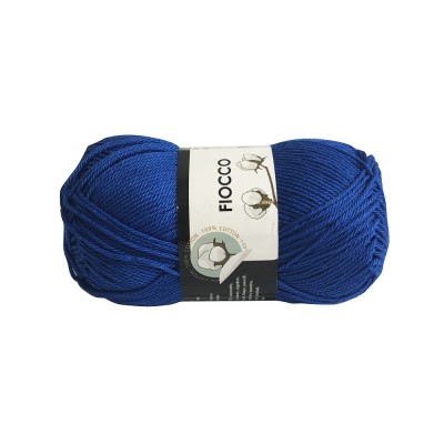 Gomitolo di Cotone "Fiocco" Tre Sfere Colore Bluette 7644