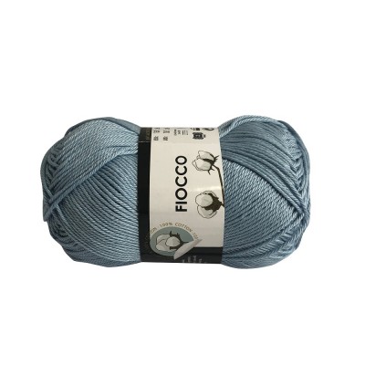 Gomitolo di Cotone "Fiocco" Tre Sfere Colore Azzurro Chiaro 7510