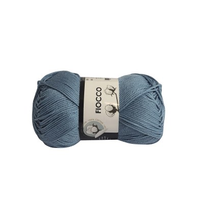 Gomitolo di Cotone "Fiocco" Tre Sfere Colore Azzurro 7515