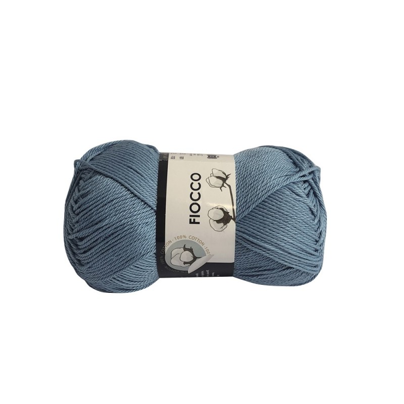 Gomitolo di Cotone "Fiocco" Tre Sfere Colore Azzurro 7515 Gomitolo di Cotone "Fiocco" Tre Sfere Colore Azzurro 7515