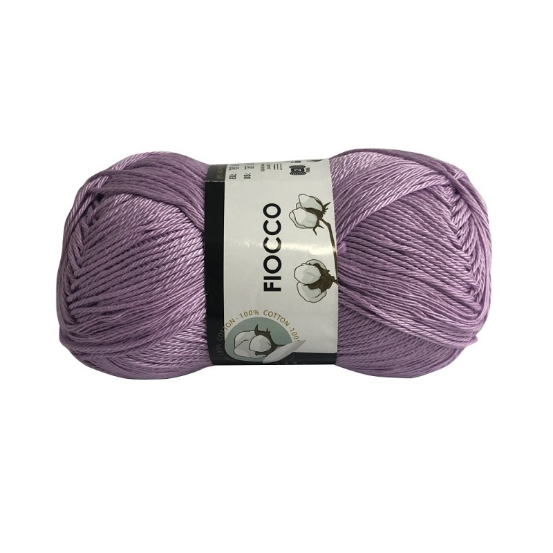 Gomitolo di Cotone "Fiocco" Tre Sfere Colore Lilla 7410 Gomitolo di Cotone "Fiocco" Tre Sfere Colore Lilla 7410