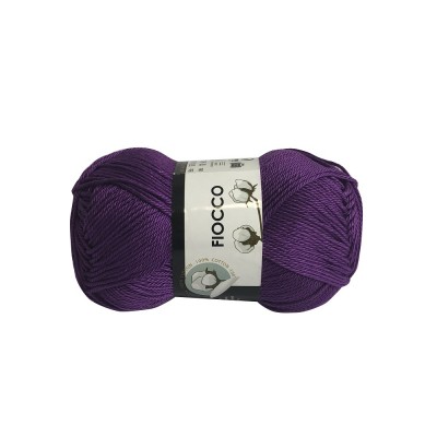 Gomitolo di Cotone "Fiocco" Tre Sfere Colore Viola 7431