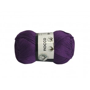 Gomitolo di Cotone "Fiocco" Tre Sfere Colore Viola 7431