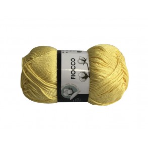 Gomitolo di Cotone "Fiocco" Tre Sfere Colore Giallo 7216