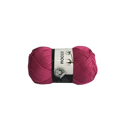 Gomitolo di Cotone "Fiocco" Tre Sfere Colore Fucsia 7386