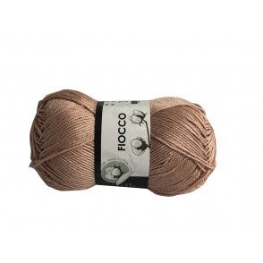 Gomitolo di Cotone "Fiocco" Tre Sfere Colore Noce 7040