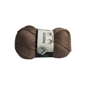 Gomitolo di Cotone "Fiocco" Tre Sfere Colore Marrone Chiaro 7060