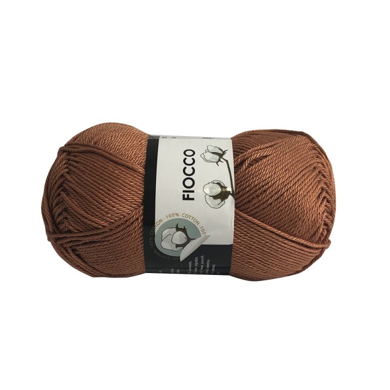Gomitolo di Cotone "Fiocco" Tre Sfere Colore Marrone Chiaro 7190 Gomitolo di Cotone "Fiocco" Tre Sfere Colore Marrone Chiaro 7190