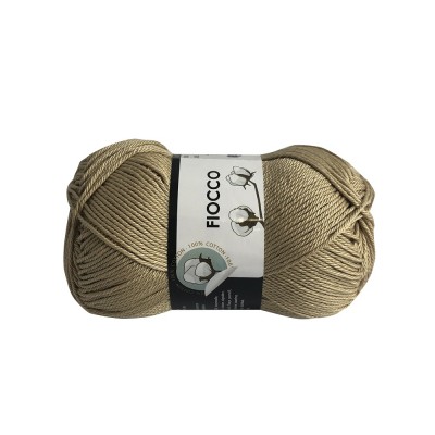 Gomitolo di Cotone "Fiocco" Tre Sfere Colore Beige 7140