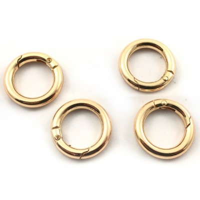 Moschettone Ventaglio Oro mm.20 Cf.4Pz