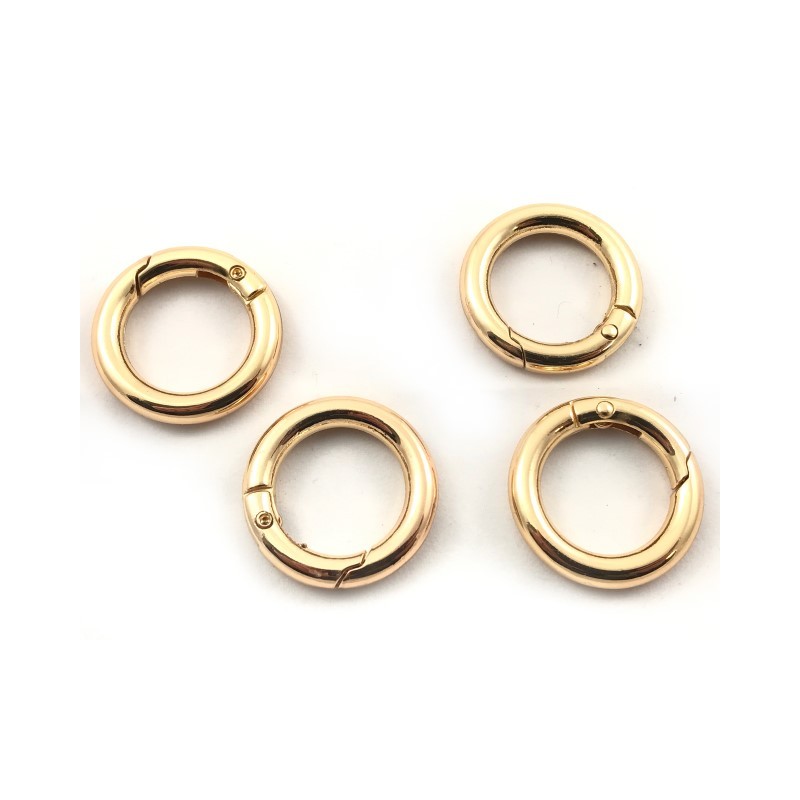 Moschettone Ventaglio Oro mm.20 Cf.4Pz