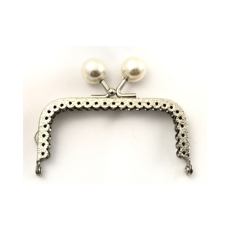 Clik Clak Rettangolo Argento 8,5 cm. Cf.1Pz